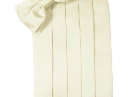 Ivory Luxury Satin Cummerbund Fashion