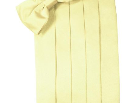 Banana Luxury Satin Cummerbund Hot on Sale