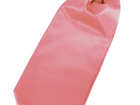 Guava Luxury Satin Cravat For Sale