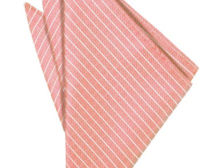 Coral Palermo Pocket Square Discount