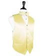 Canary Luxury Satin Tuxedo Vest Sale