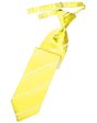 Lemon Striped Satin Necktie Discount