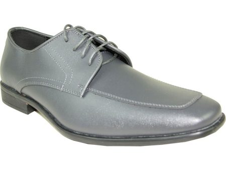 Allure Moc Toe  Steel Grey Matte Tuxedo Shoes Supply