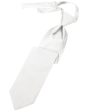 White Luxury Satin Necktie Sale