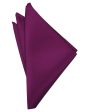 Sangria Luxury Satin Pocket Square Online now