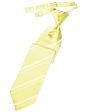 Canary Striped Satin Necktie Hot on Sale