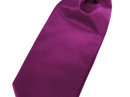 Sangria Luxury Satin Cravat For Sale