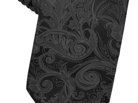 Pewter Tapestry Necktie For Cheap