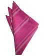 Watermelon Striped Satin Pocket Square Online Hot Sale