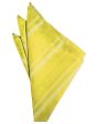 Sunbeam Striped Satin Pocket Square Online