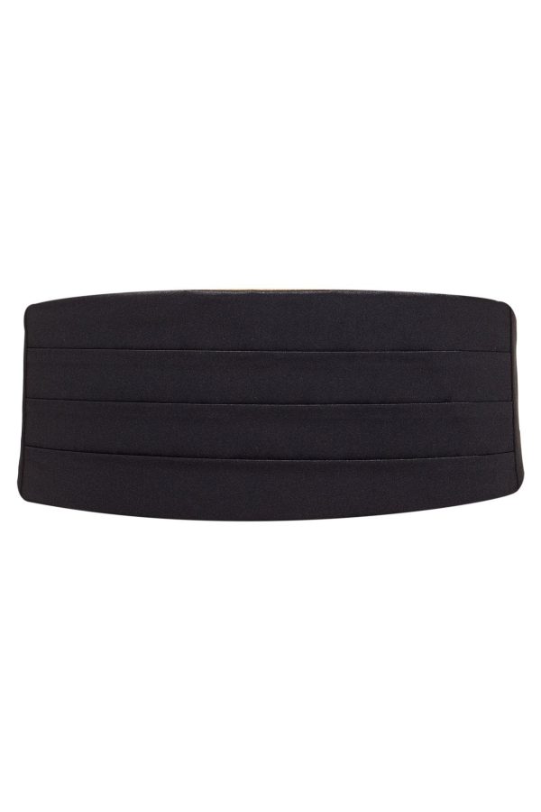 Black Satin Cummerbund Online Hot Sale