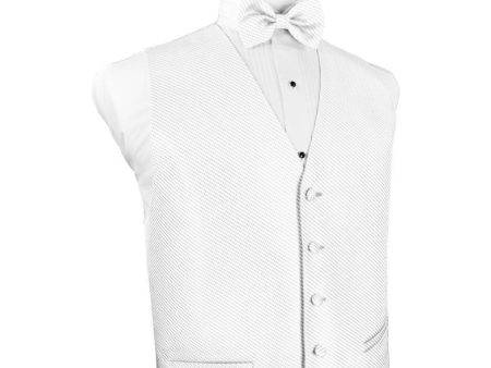 White Venetian Tuxedo Vest For Sale