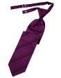 Sangria Striped Satin Necktie Online now