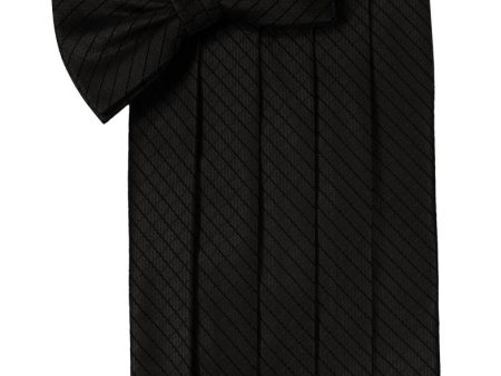 Black Palermo Cummerbund Cheap