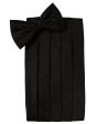 Black Palermo Cummerbund Cheap