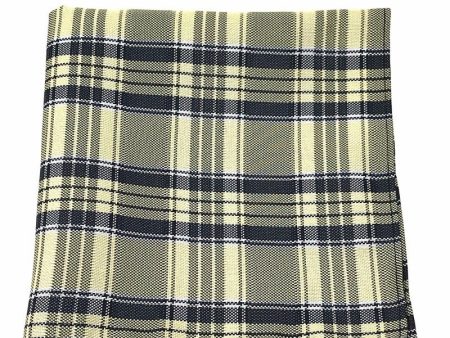 Yellow Madison Plaid Pocket Square Online now