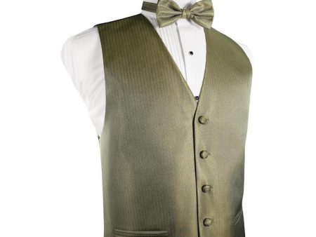 Bamboo Herringbone Tuxedo Vest on Sale