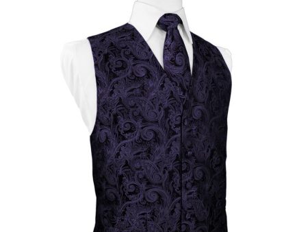 Amethyst Tapestry Tuxedo Vest Discount