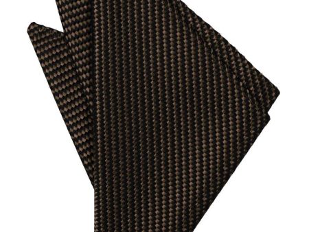 Chocolate Venetian Pocket Square For Cheap