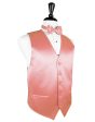 Coral Reef Luxury Satin Tuxedo Vest Online Hot Sale