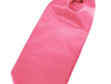 Bubblegum Luxury Satin Cravat For Sale