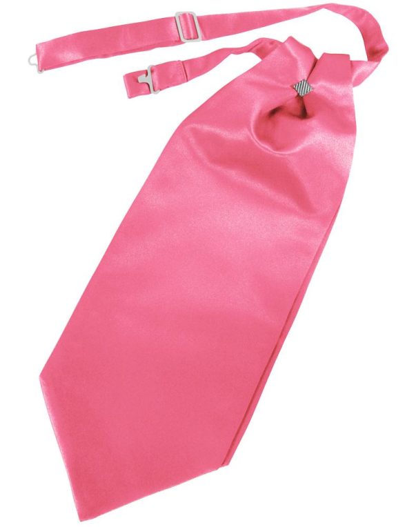 Bubblegum Luxury Satin Cravat For Sale