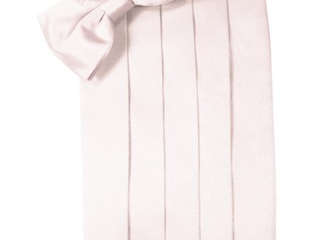 Blush Luxury Satin Cummerbund Hot on Sale