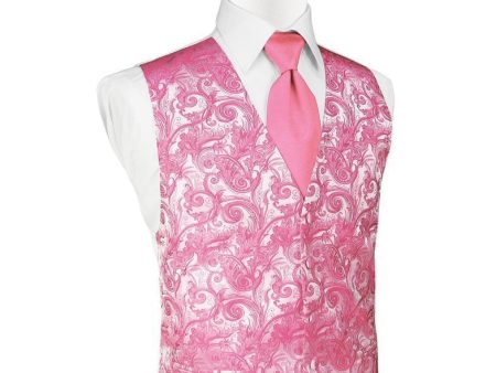 Bubblegum Tapestry Tuxedo Vest Fashion