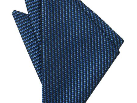 Royal Blue Venetian Pocket Square For Cheap