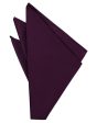 Sangria Herringbone Pocket Square on Sale