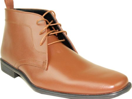 Allure Boot  Brown Matte Tuxedo Shoes Sale