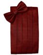 Claret Herringbone Cummerbund Supply