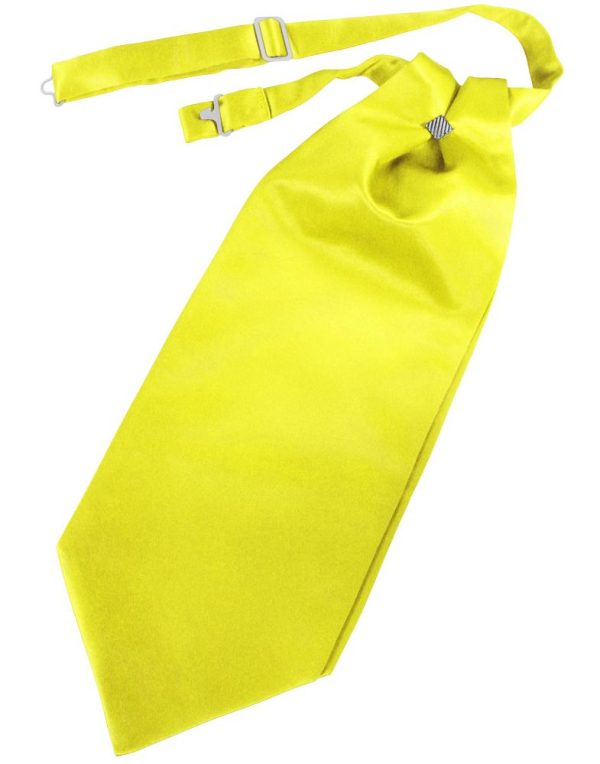 Lemon Luxury Satin Cravat For Discount