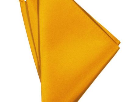 Tangerine Luxury Satin Pocket Square Hot on Sale