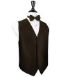 Chocolate Venetian Tuxedo Vest For Sale