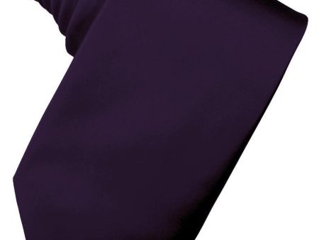 Amethyst Luxury Satin Necktie Discount