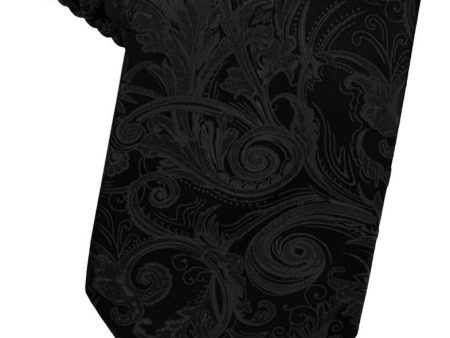 Black Tapestry Necktie Cheap