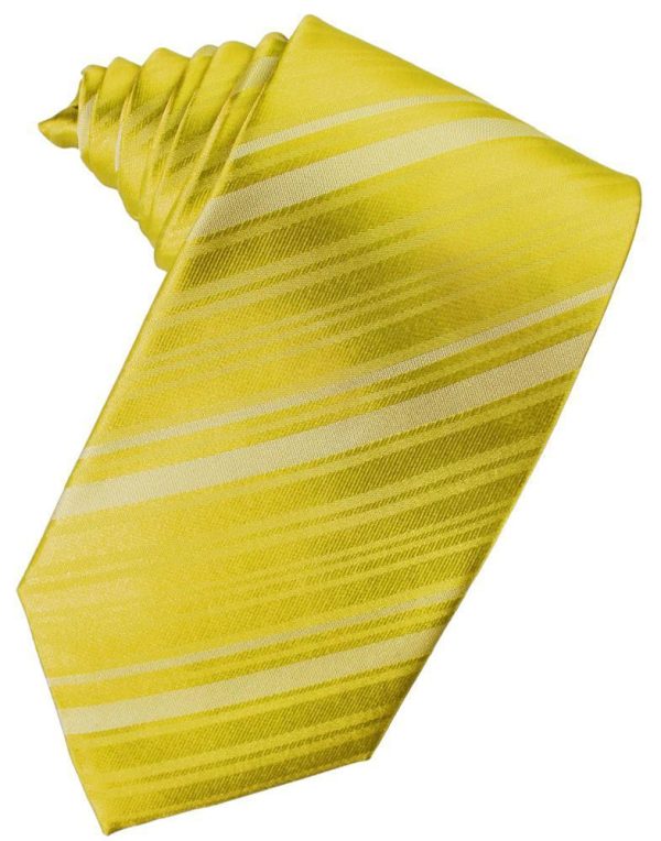 Willow Striped Satin Necktie on Sale