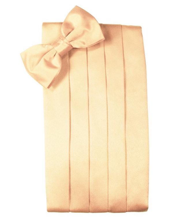 Apricot Luxury Satin Cummerbund Online now