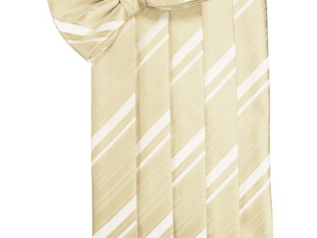 Bamboo Striped Satin Cummerbund Cheap