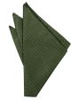 Sage Herringbone Pocket Square Online Sale