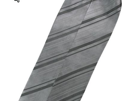 Silver Striped Satin Ascot Supply