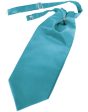 Turquoise Luxury Satin Cravat Online Sale