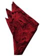 Scarlet Tapestry Pocket Square Online now