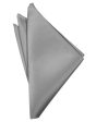 Silver Luxury Satin Pocket Square Online Sale