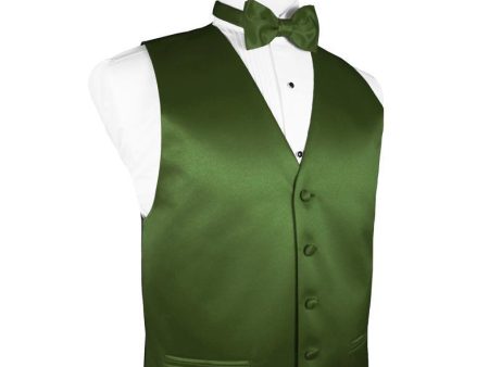 Clover Luxury Satin Tuxedo Vest Sale