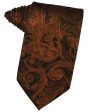 Cognac Tapestry Necktie For Sale