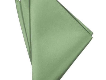 Sage Luxury Satin Pocket Square For Cheap