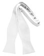 White Faille Silk Bow Tie Supply