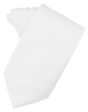 White Luxury Satin Necktie Sale